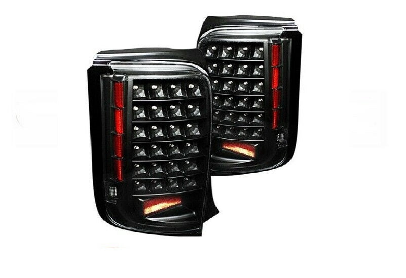 Spyder LED Black Tail Lights Pair Set of 2 for 2007 - 2010 Scion xB - 5013156