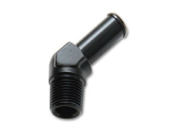 Vibrant Performance 45 Degree Male NPT to Hose Barb Adapter - 11223