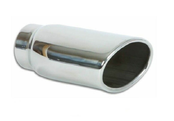 Vibrant Performance Oval Stainless Steel Tip  4.5" x 3" - 1406