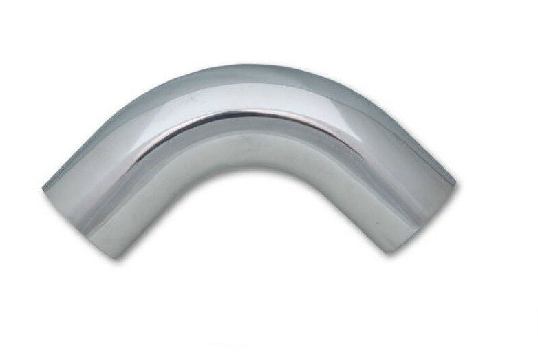 Vibrant Performance Polished 90 Degree Aluminum Bend, 4" O.D. - 2876