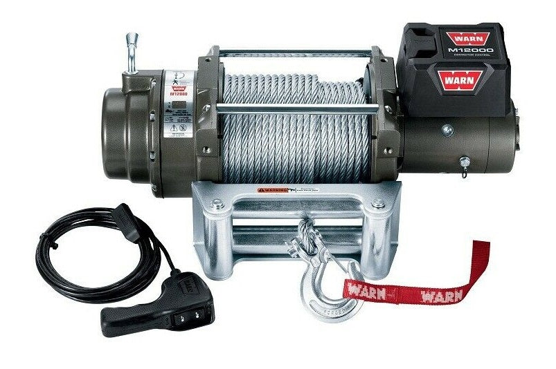 Warn Universal 12,000lbs M Series Self-Recovery Electric Winch w/Wire Rope-17801